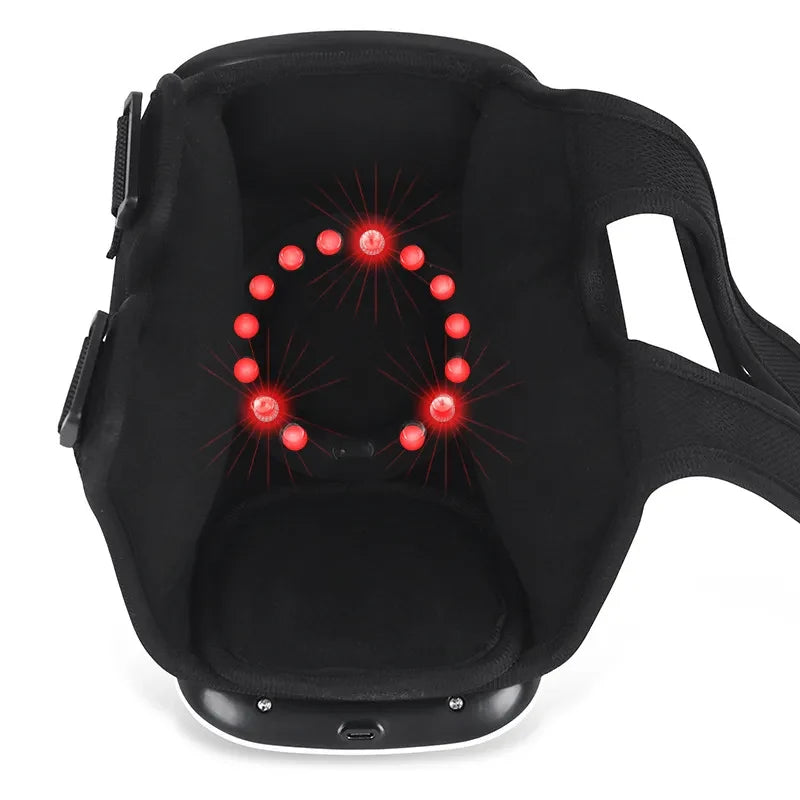 Knee Massager with Heat and Vibration Therapy Rechargeable Electric Kneading - Image 2
