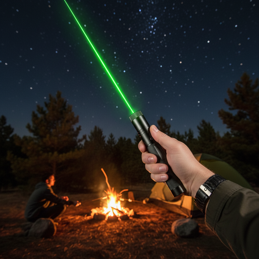 Laser Pointer High Powered Pen with Flashlight and Adjustable Beam for Long-Distance Visibility - Image 1