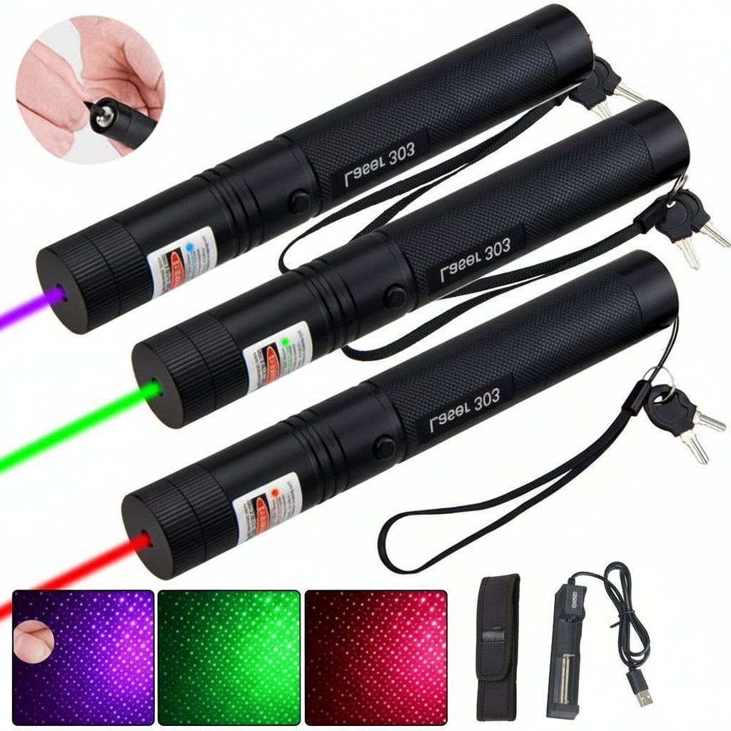 Laser Pointer High Powered Pen with Flashlight and Adjustable Beam for Long-Distance Visibility - Image 5