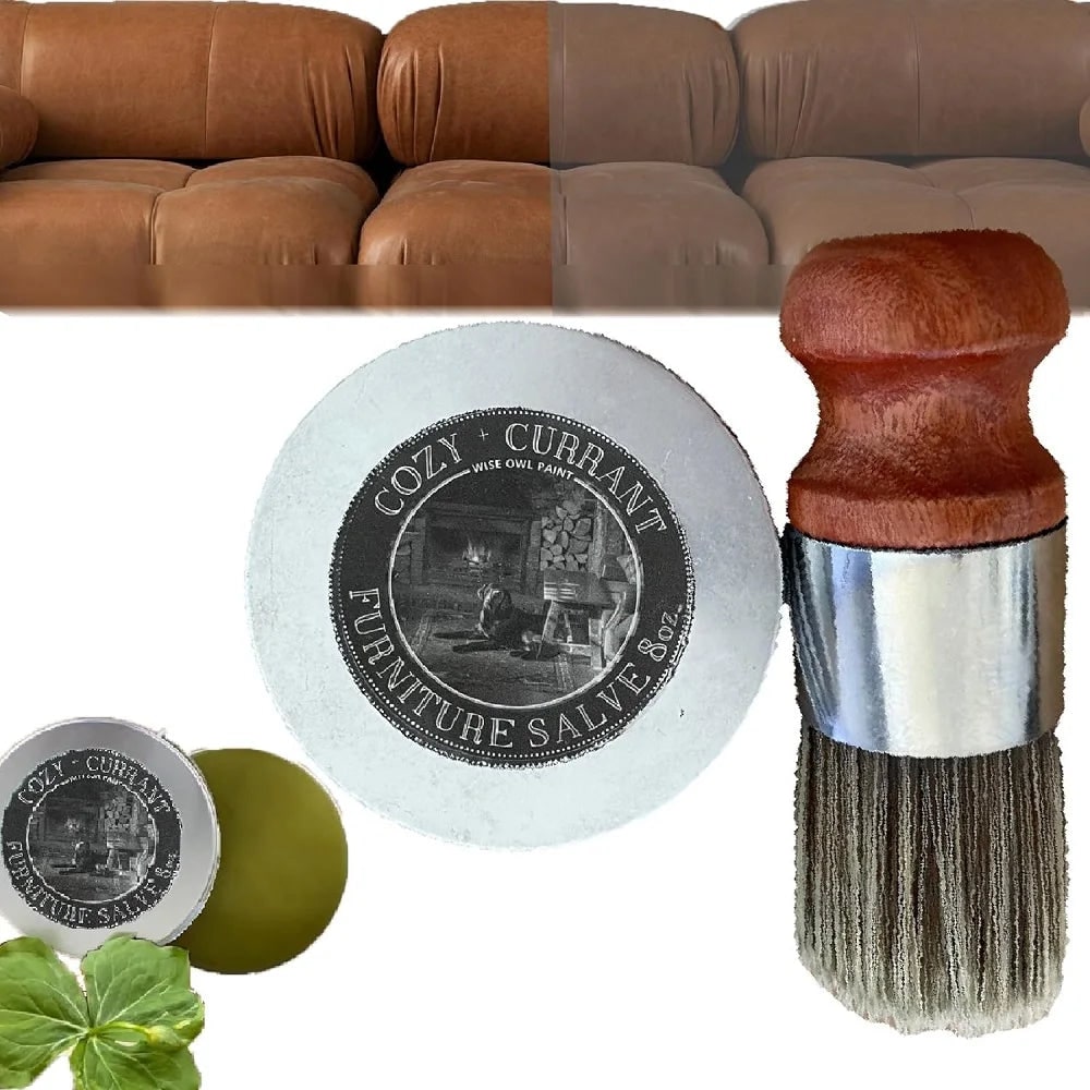 Leather Conditioner Furniture Wax Beeswax Wood Restoration Salve Scratch Repair - Image 4
