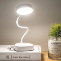 LED Desk Lamp and Table with Flexible Gooseneck USB Port and Adjustable Light Small - Image 1