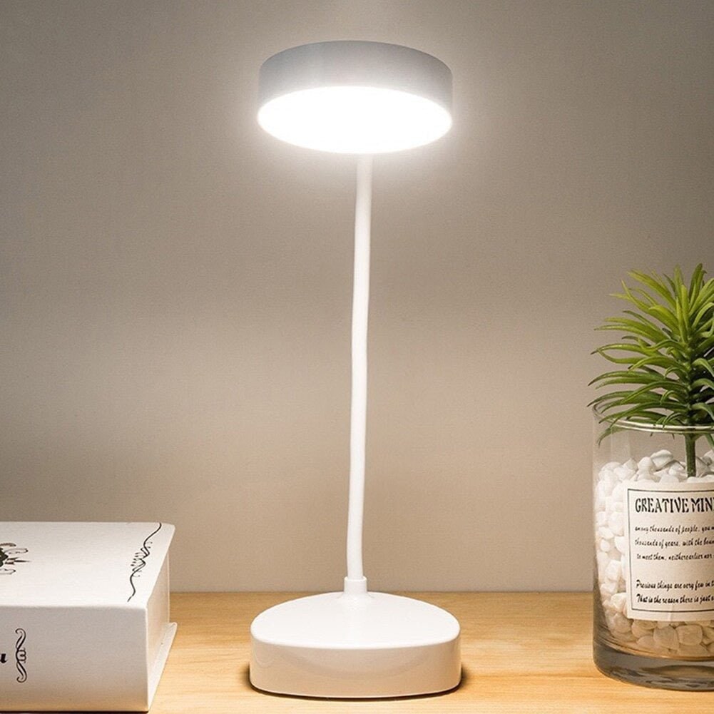 LED Desk Lamp and Table with Flexible Gooseneck USB Port and Adjustable Light Small - Image 2