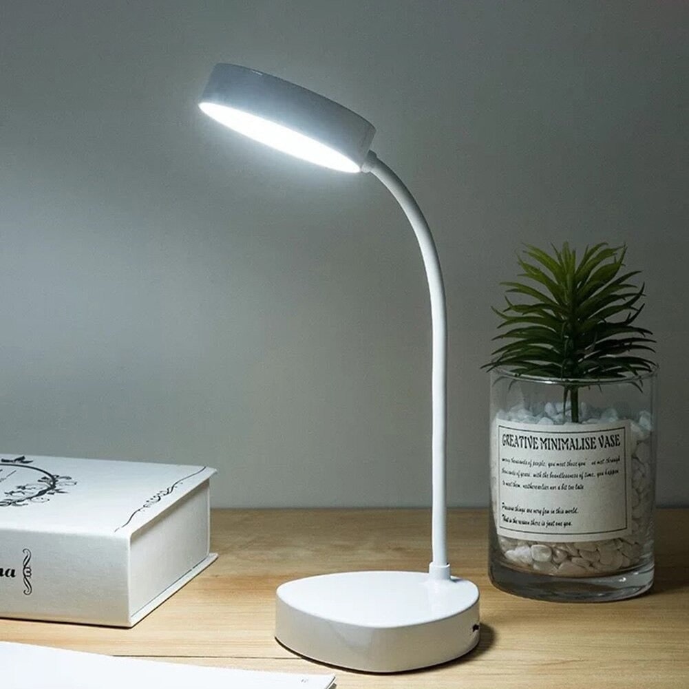 LED Desk Lamp and Table with Flexible Gooseneck USB Port and Adjustable Light Small - Image 4