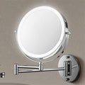 LED Lighted Makeup Mirror with Magnification Extendable Arm and Touch Dimming - Image 9