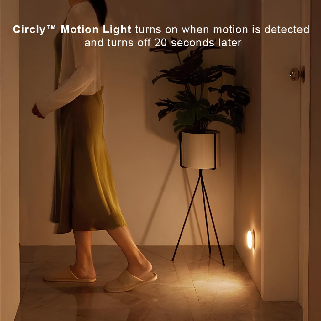 LED Motion Sensor Light Activated Puck Wireless Magnetic Adhesive For Closet - Image 3