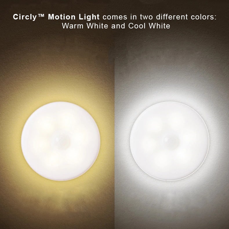 LED Motion Sensor Light Activated Puck Wireless Magnetic Adhesive For Closet - Image 6