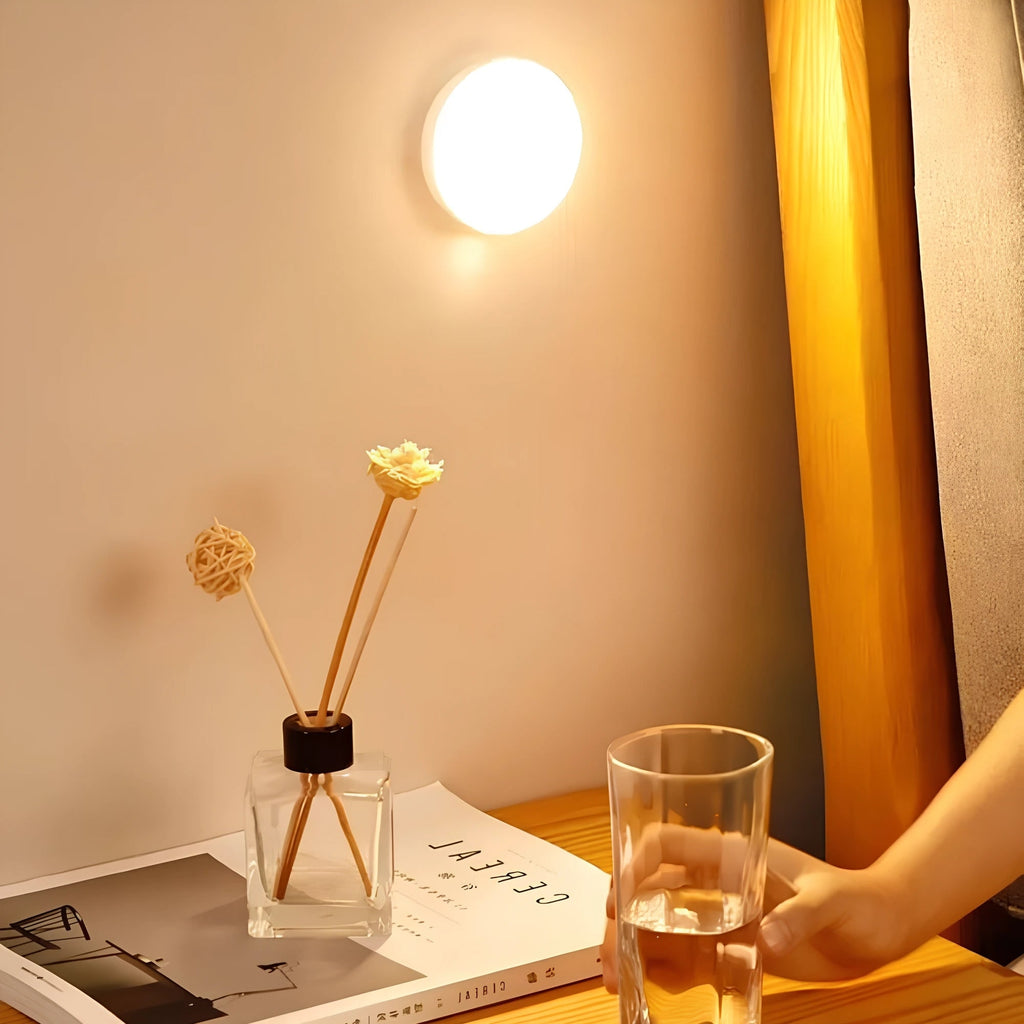 LED Motion Sensor Light Activated Puck Wireless Magnetic Adhesive For Closet - Image 8