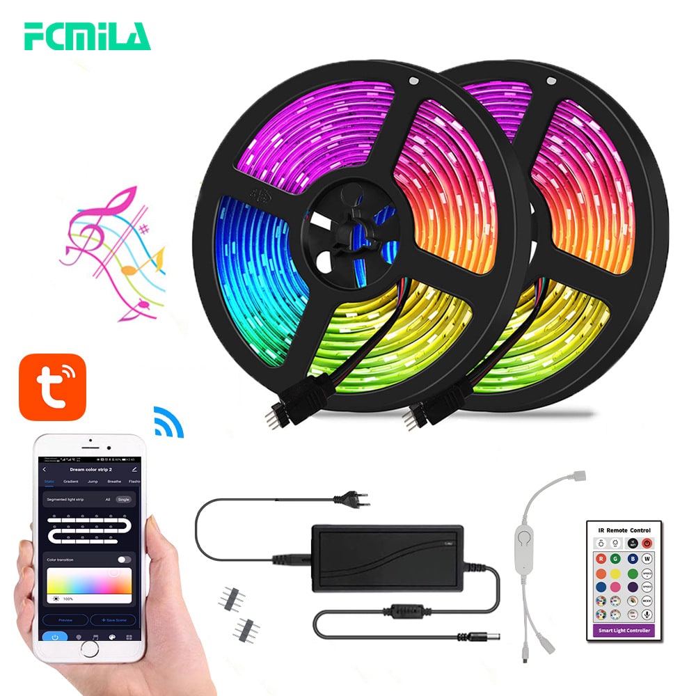 LED Strip Lights Rgb with Remote Control and App for Under Cabinet Lighting - Image 4