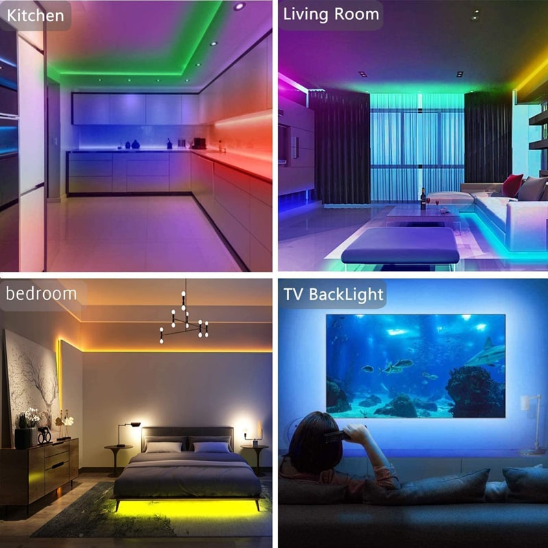 LED Strip Lights Rgb with Remote Control for TV Backlight and Room Decor Color Changing - Image 2