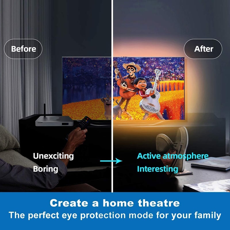 LED Strip Lights Rgb with Remote Control for TV Backlight and Room Decor Color Changing - Image 4