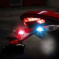 LED Strobe Light Motorcycle Rechargeable Multi Color Waterproof Remote Control Warning - Image 1