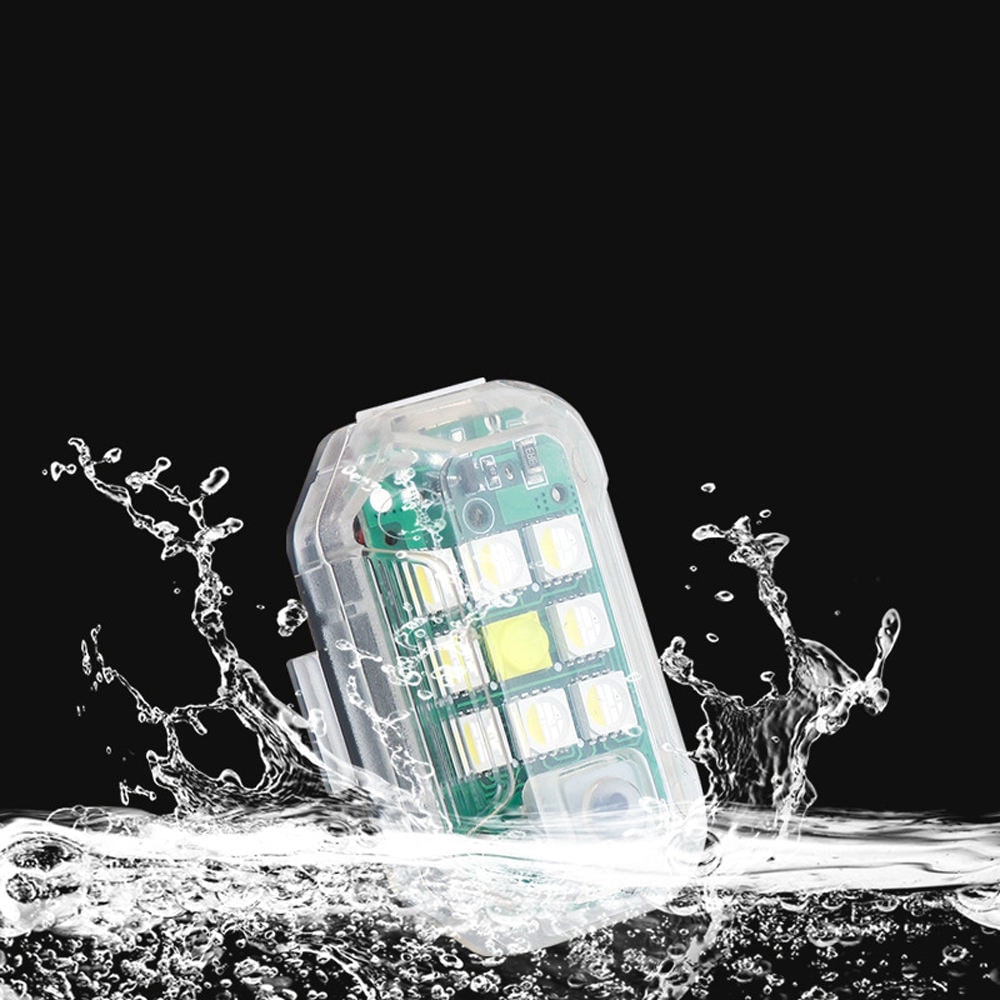 LED Strobe Light Motorcycle Rechargeable Multi Color Waterproof Remote Control Warning - Image 2