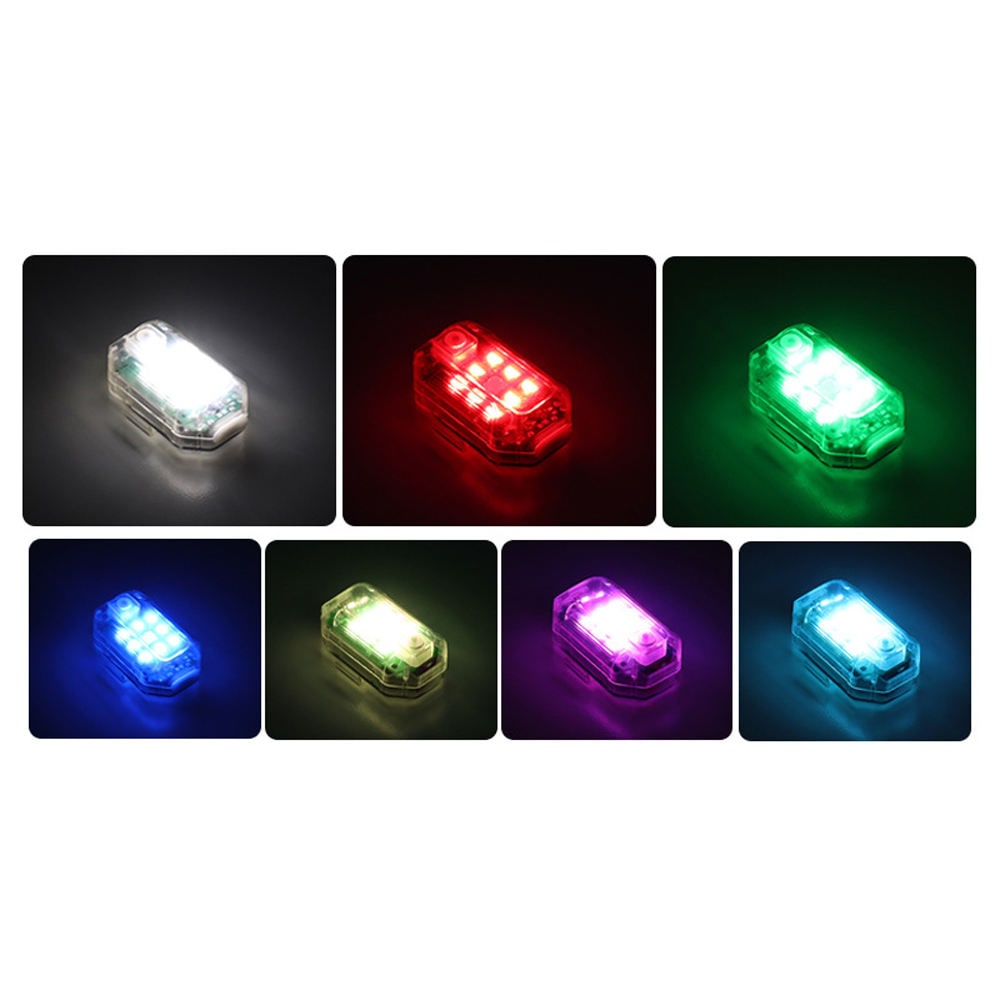 LED Strobe Light Motorcycle Rechargeable Multi Color Waterproof Remote Control Warning - Image 4