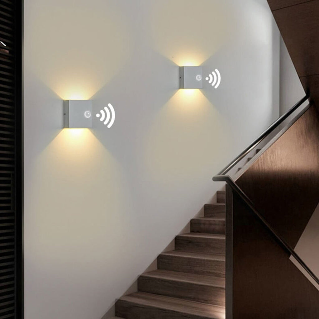 LED Wall Sconce with Up and Down Lighting and Optional Motion Sensor - Image 2