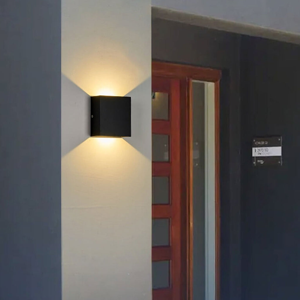 LED Wall Sconce with Up and Down Lighting and Optional Motion Sensor - Image 8
