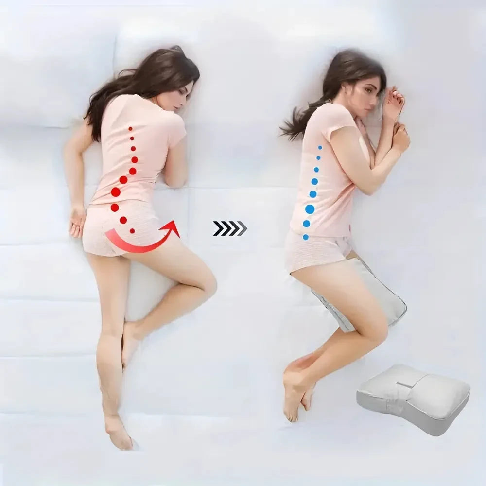 Leg and Knee Pillow Memory Foam with Adjustable Strap for Side Sleepers - Image 4