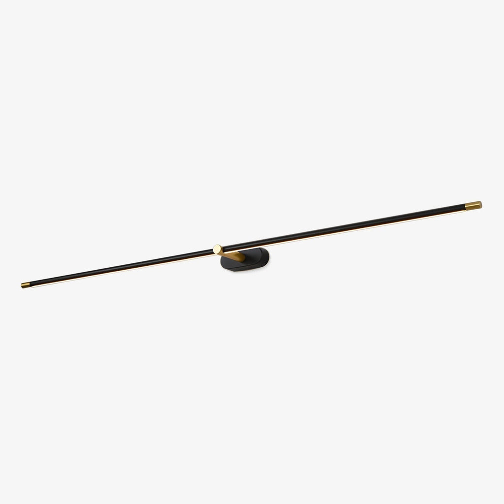 Linear Battery Powered Modern Wall Sconce with Adjustable Pivot and Integrated LED - Image 1