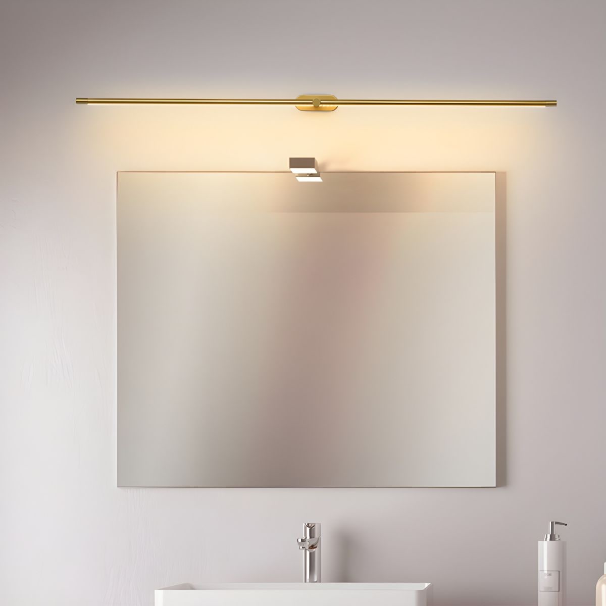 Linear Battery Powered Modern Wall Sconce with Adjustable Pivot and Integrated LED - Image 3
