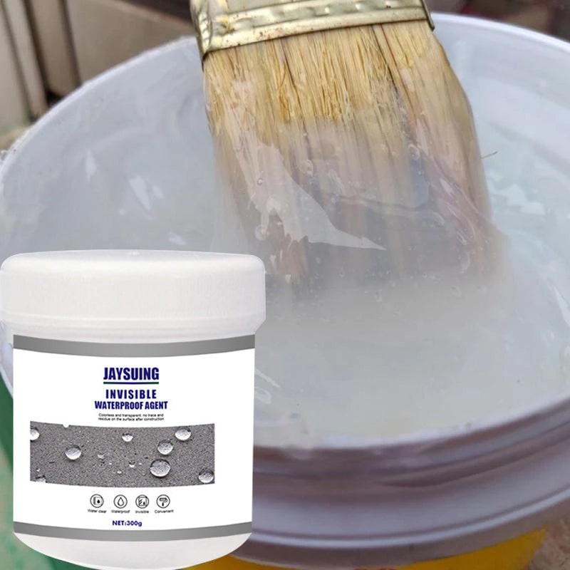 Liquid Rubber Waterproof Sealant for Concrete and Cracks with Application Brush - Image 1