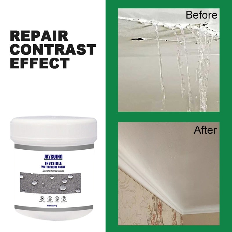 Liquid Rubber Waterproof Sealant for Concrete and Cracks with Application Brush - Image 3