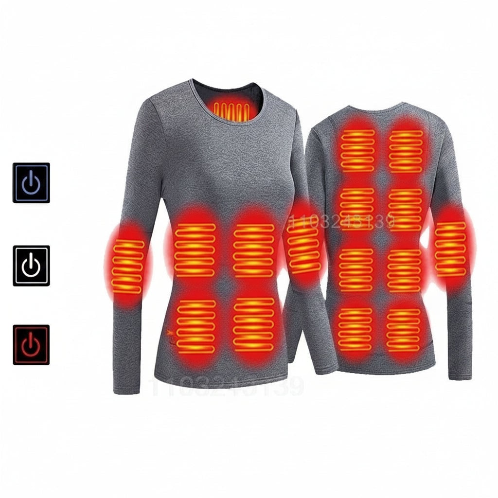 Long Johns Thermal Underwear with Heated Base Layer and Cold Weather - Image 5