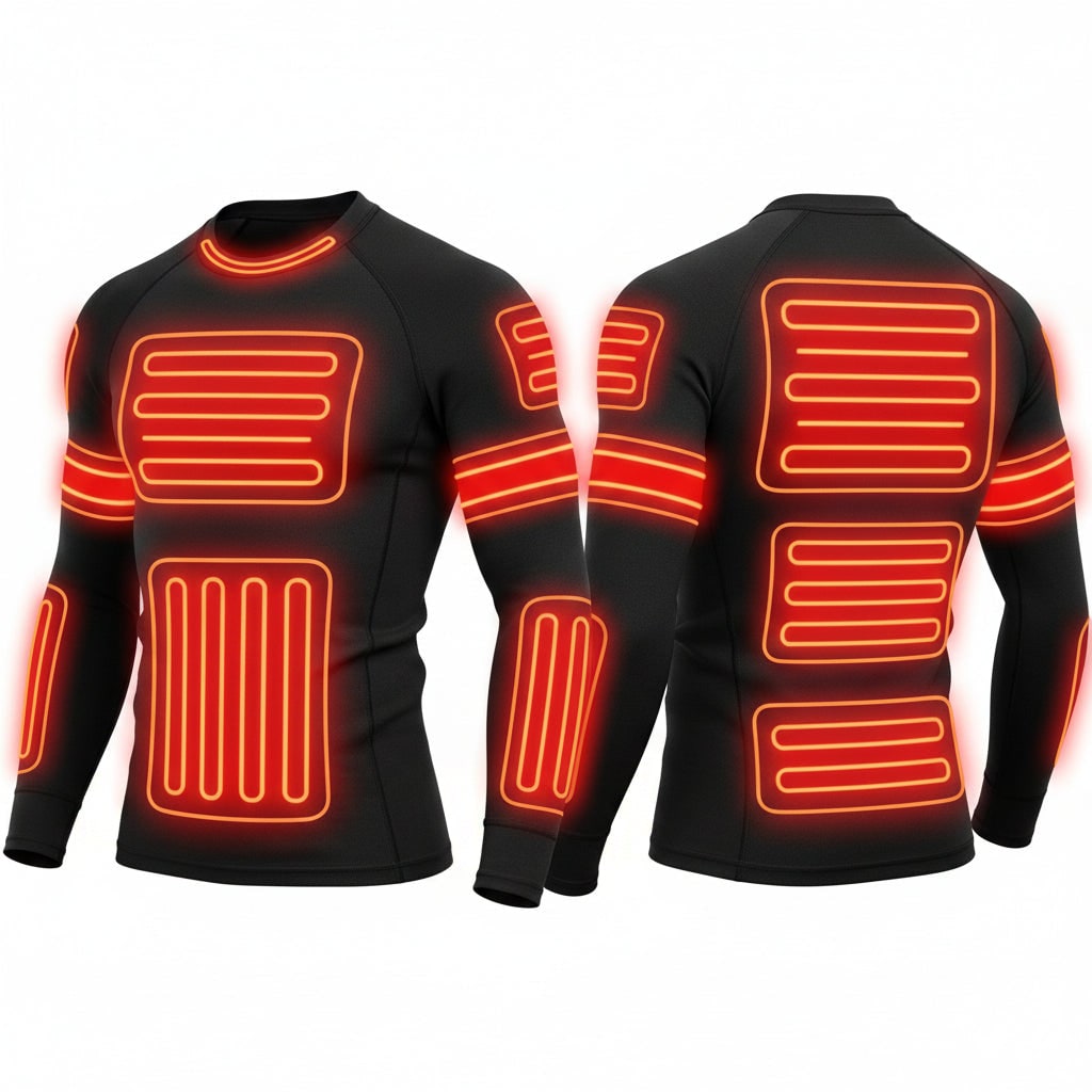 Long Johns Thermal Underwear with Heated Base Layer and Cold Weather - Image 7
