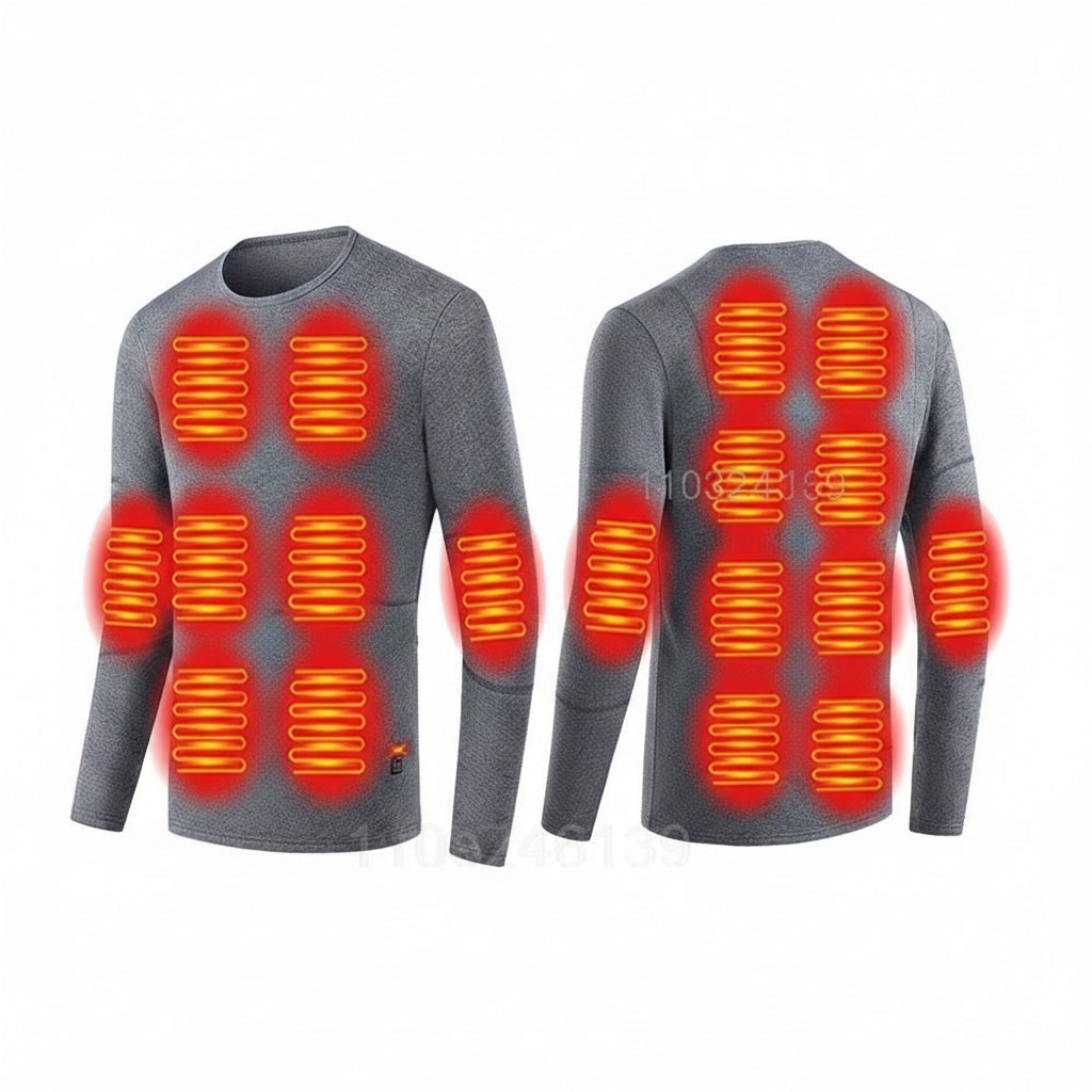 Long Johns Thermal Underwear with Heated Base Layer and Cold Weather - Image 8