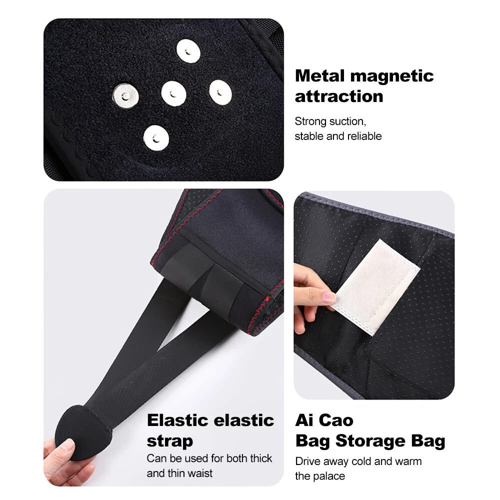 Lower Back Heat Pack and Heating Pad with Support Belt Cordless Vibration Massager for Pain Relief - Image 11