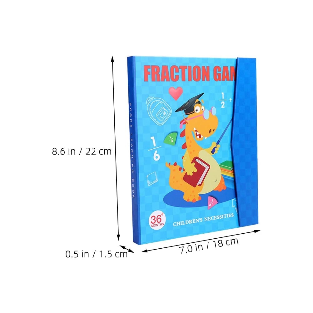 Magnetic Fraction Tiles and Circles with Rainbow Math Pieces - Image 10