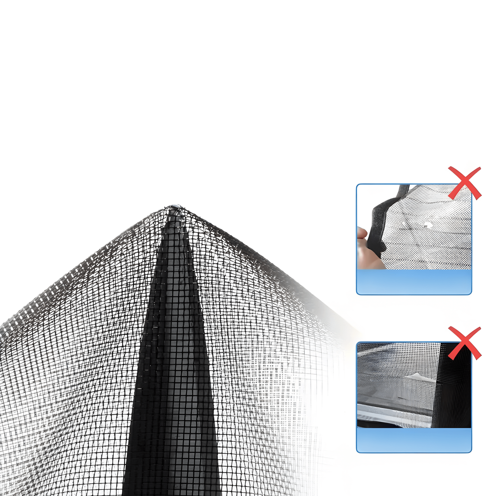 Magnetic Screen Door with Self-Closing Mesh and Curtain for Hands-Free Entry - Image 8