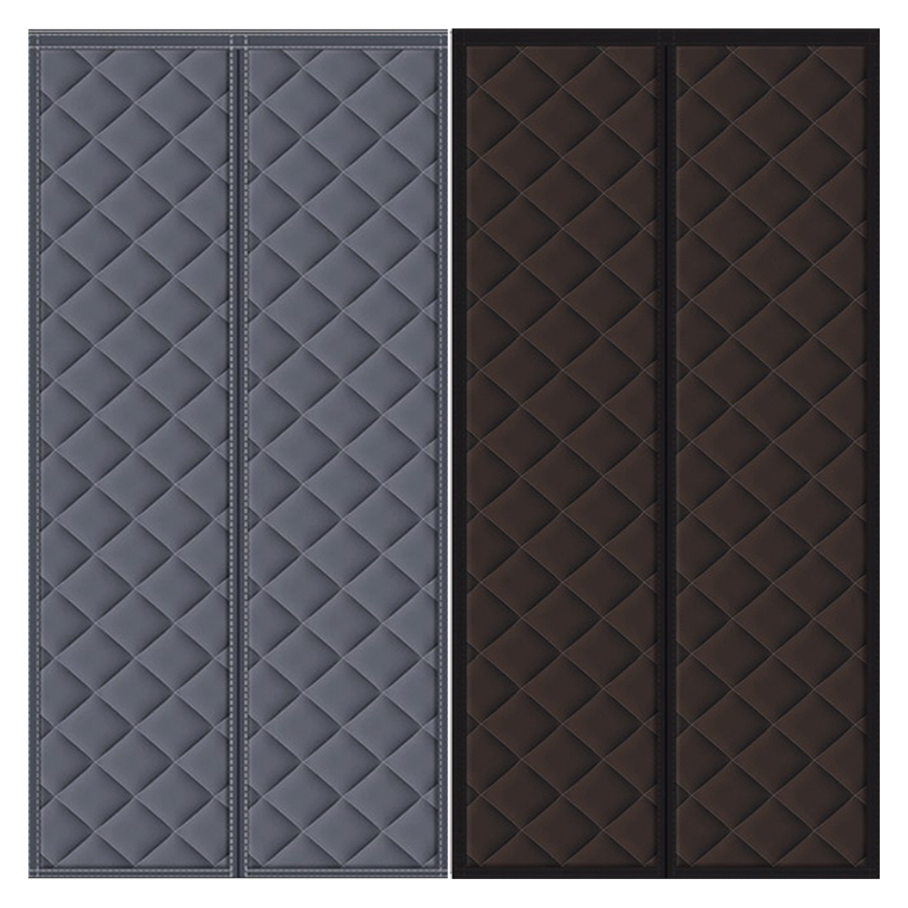 Magnetic Thermal Insulated Door Curtain with Quilted Panel and Hands-Free Entry - Image 3