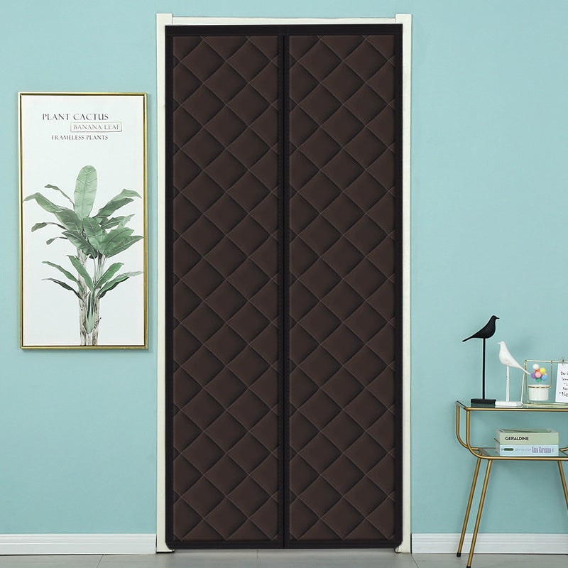 Magnetic Thermal Insulated Door Curtain with Quilted Panel and Hands-Free Entry - Image 5