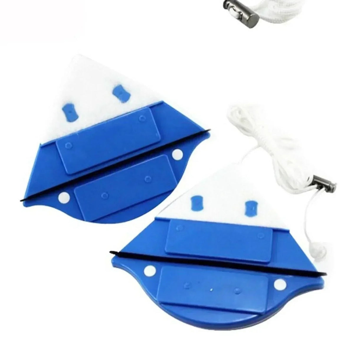 Magnetic Window Cleaner and Cleaning Tool with Double-Sided Squeegee and Safety Cord - Image 9