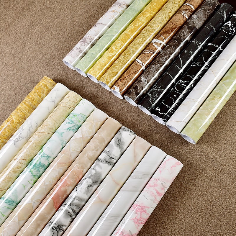 Marble Contact Paper for Countertop and Shelf Liner with Peel and Stick Self Adhesive Waterproof - Image 1