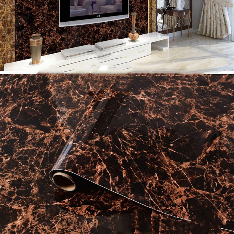 Marble Contact Paper for Countertop and Shelf Liner with Peel and Stick Self Adhesive Waterproof - Image 3