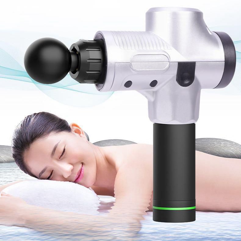 Massage Gun for Deep Tissue and Handheld Fascia Therapy with Six Attachments Muscle Massager - Image 2