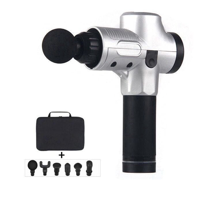 Massage Gun for Deep Tissue and Handheld Fascia Therapy with Six Attachments Muscle Massager - Image 3