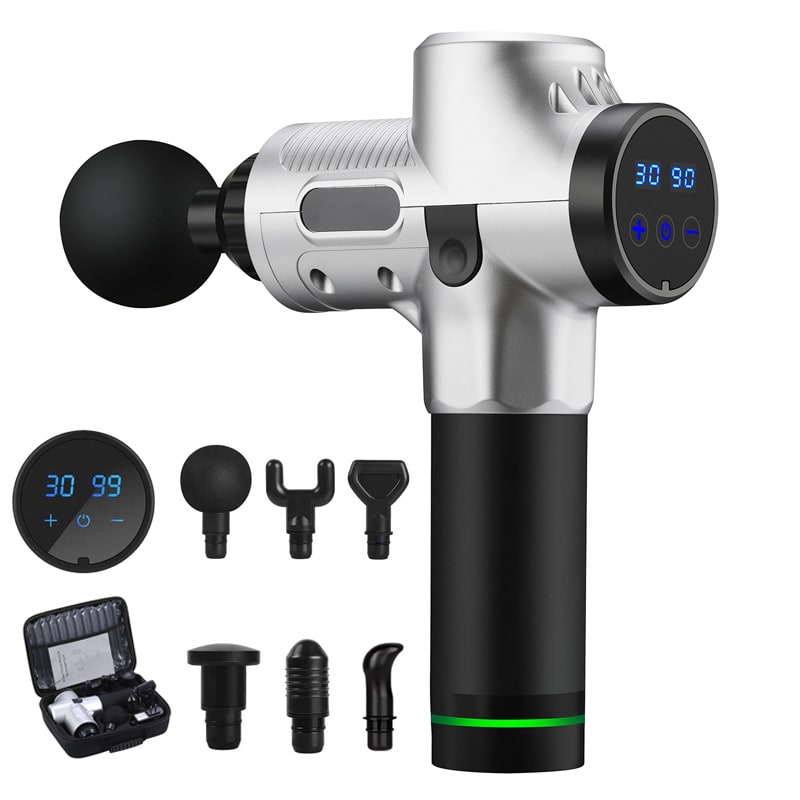 Massage Gun for Deep Tissue and Handheld Fascia Therapy with Six Attachments Muscle Massager - Image 5