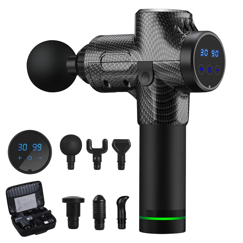 Massage Gun for Deep Tissue and Handheld Fascia Therapy with Six Attachments Muscle Massager - Image 6