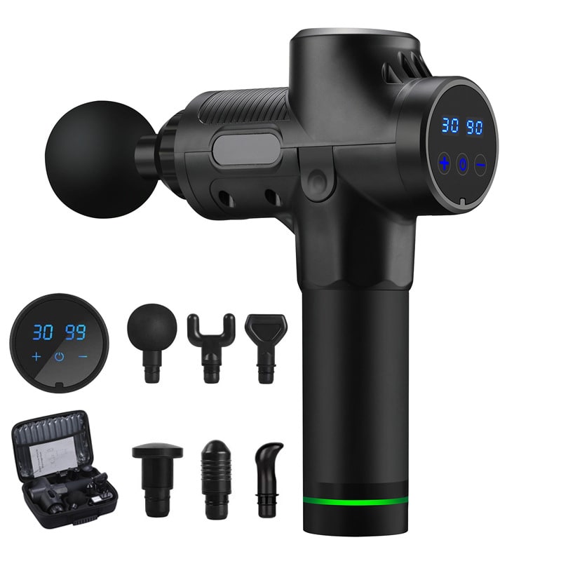 Massage Gun for Deep Tissue and Handheld Fascia Therapy with Six Attachments Muscle Massager - Image 7