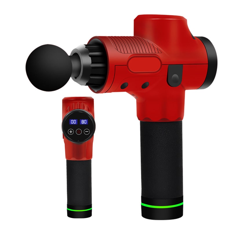 Massage Gun for Deep Tissue Handheld Therapy with Six Interchangeable Heads and Lcd Display - Image 10