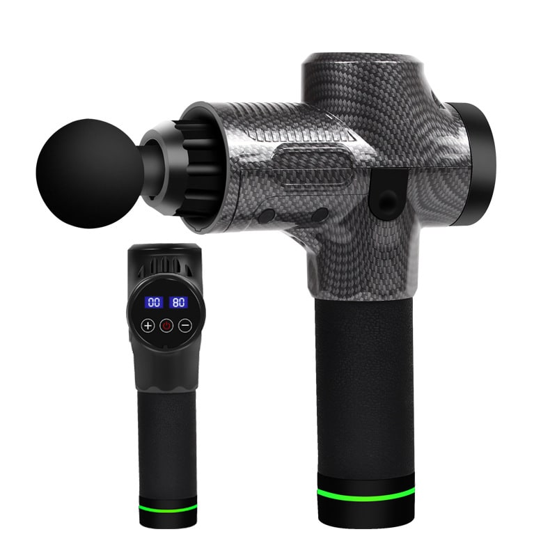 Massage Gun for Deep Tissue Handheld Therapy with Six Interchangeable Heads and Lcd Display - Image 12