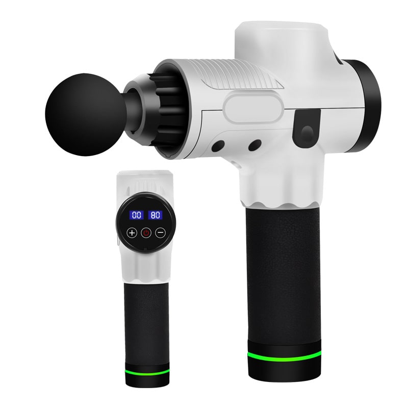 Massage Gun for Deep Tissue Handheld Therapy with Six Interchangeable Heads and Lcd Display - Image 7