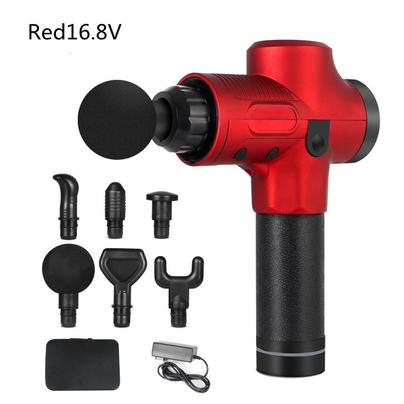 Massage Gun for Deep Tissue Handheld Therapy with Six Interchangeable Heads and Lcd Display - Image 9