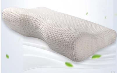 Memory Foam Cervical Contour Pillow with Ergonomic Wave Support and Removable Cover - Image 2