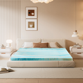 Memory Foam Mattress Topper with Cooling Gel Pressure Relief for Twin Queen and Size Beds - Image 1
