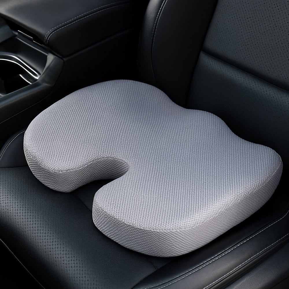 Memory Foam Seat Cushion Office Chair Ergonomic Coccyx Gel Mesh Contoured Orthopedic - Image 1