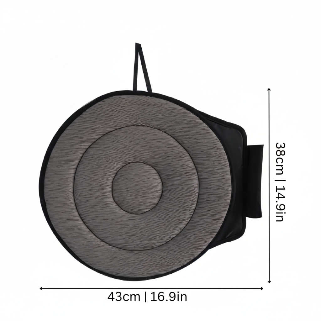 Memory Foam Seat Cushion Pressure Relief Swivel Rotating Portable 360 Degree - Image 3