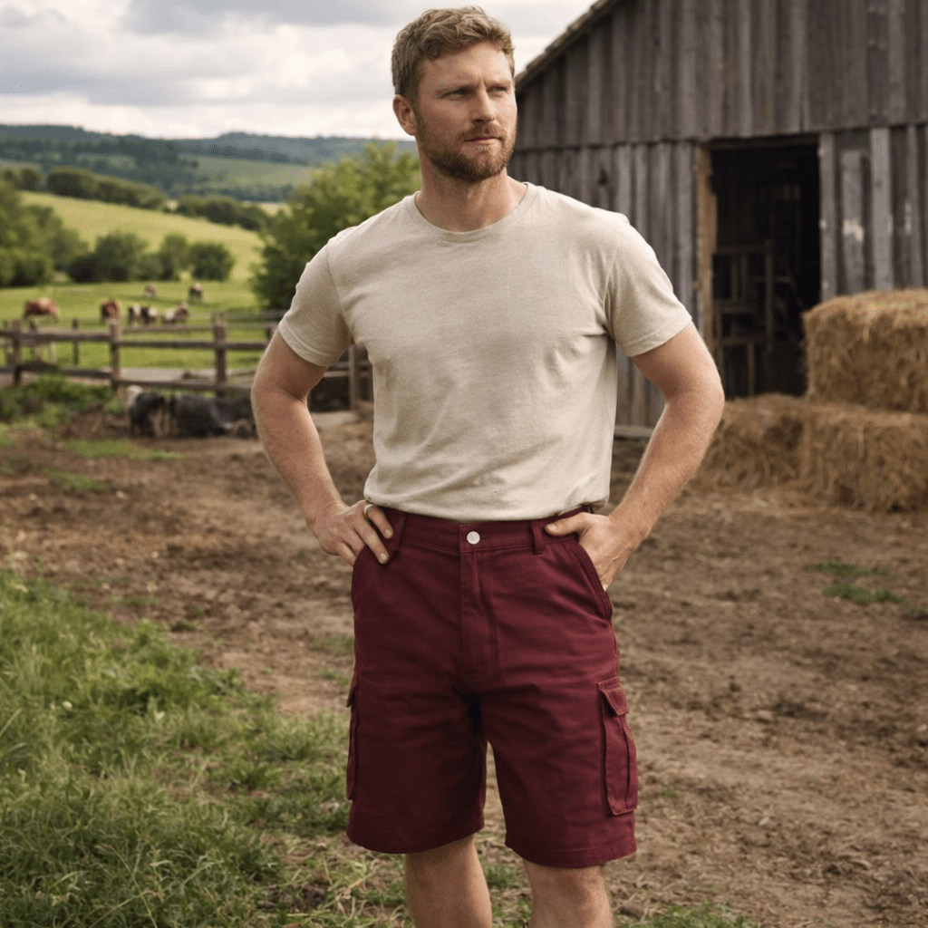 Mens Cargo Shorts Relaxed Fit Pockets Belt Outdoor Casual Lightweight - Image 17