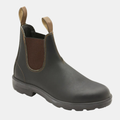 Men's Chelsea Boots with Leather Upper Waterproof Slip-On Design and Dual Pull Tabs - Image 1